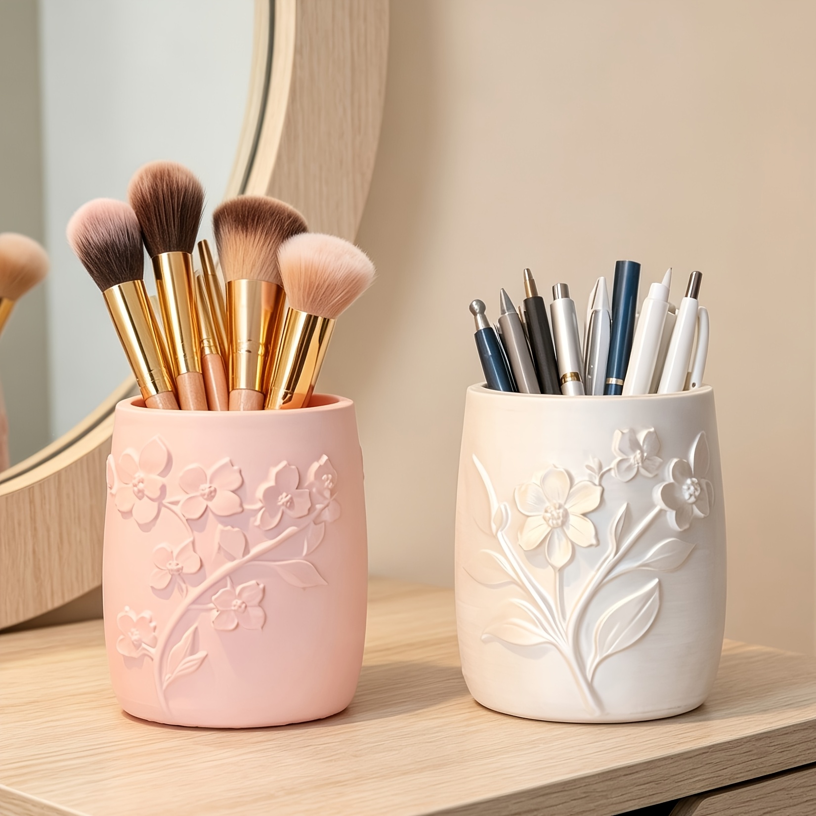 2/1 Parça Set Kabartmalı Çiçek - Beauty Makeup Vanity Set incelemesi ve fiyatı
